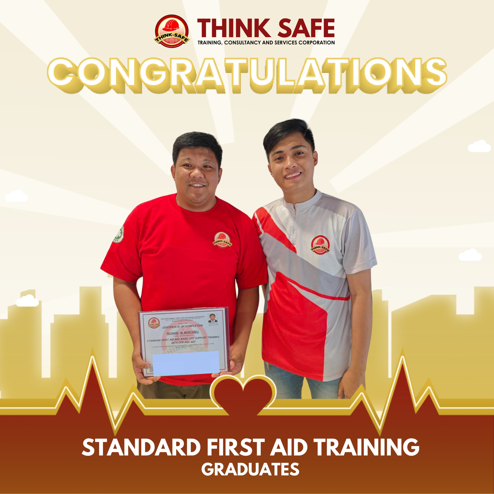 Congratulations to the... - Think Safe - First Aid Seminar | Facebook