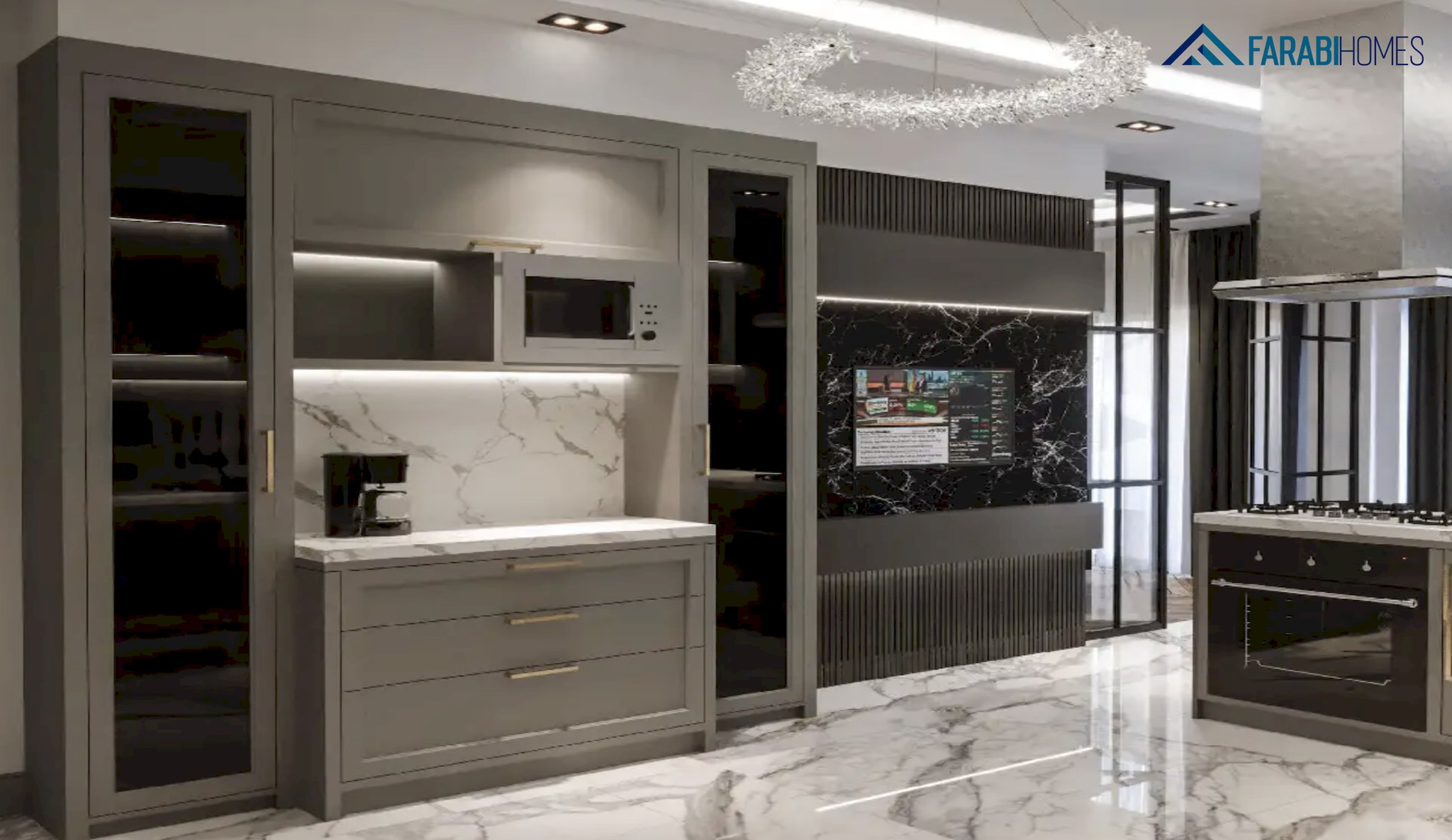 Farabi - This stunning luxury kitchen is the epitome of modern ...