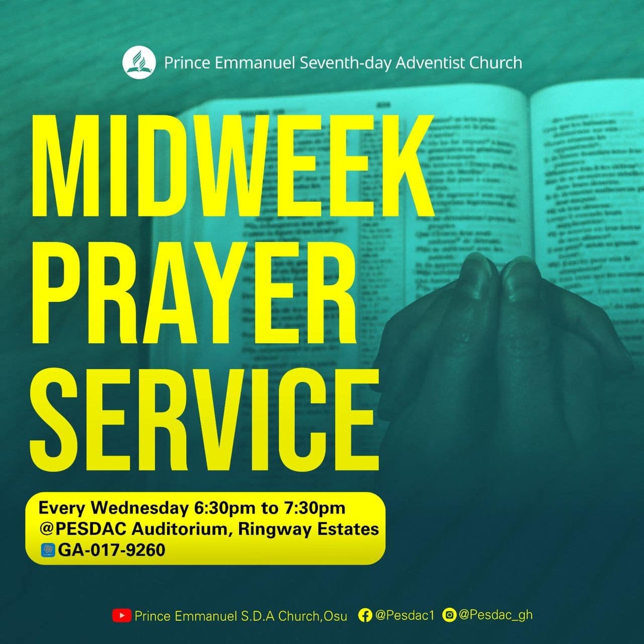 Y... - Prince Emmanuel Seventh-day Adventist Church, Osu-Accra