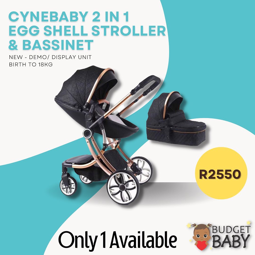 Budget Baby - Cynebaby 2 in 1 Egg Shell Stroller