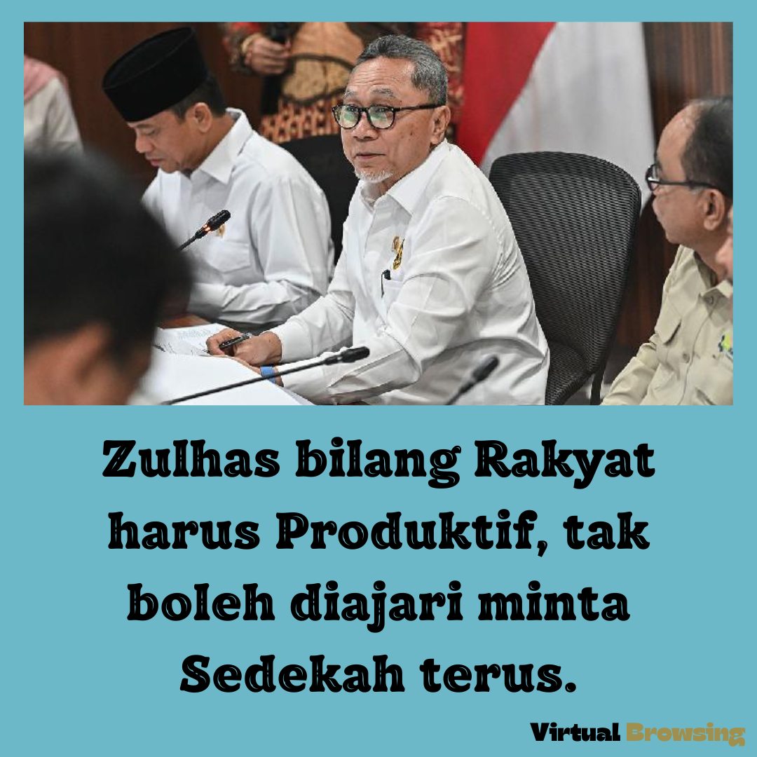 Virtual - Menteri Koordinator Bidang Pangan, Zulkifli Hasan atau Zulhas ...