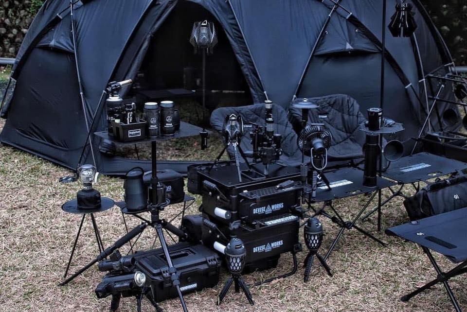 BLACK camping at its BEST 😱🖤 bit.ly/3xCs8QQ