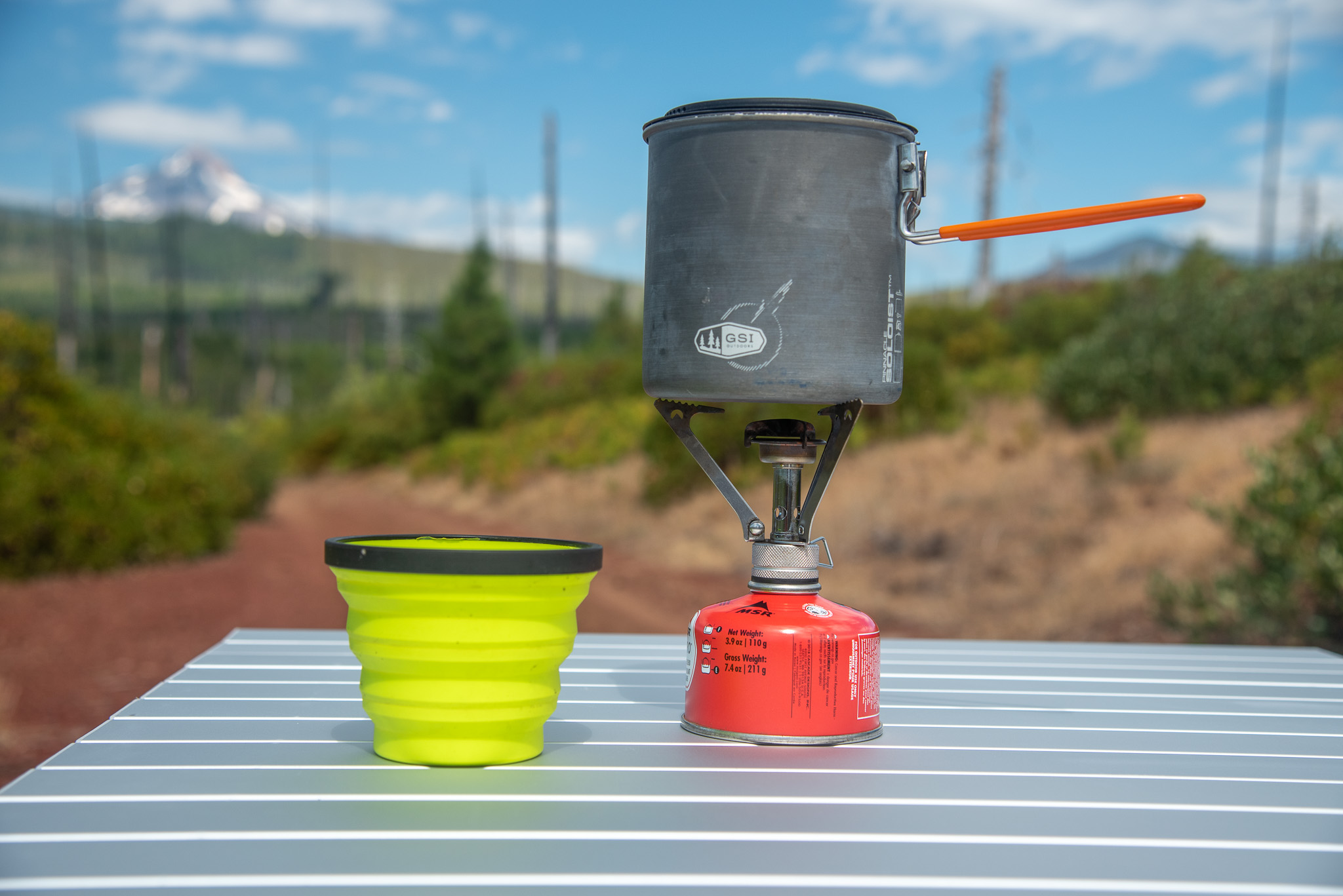 Ultralight backpacking cook set evolution