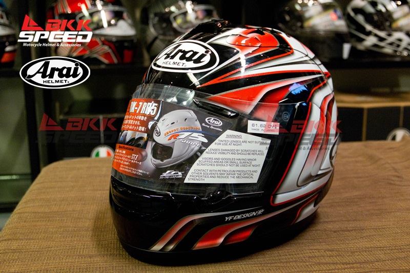 Arai Rx7rr5 Aoyama GP Red size L (59-60 cm) ใครสนใจลายนี้หลังไมค์