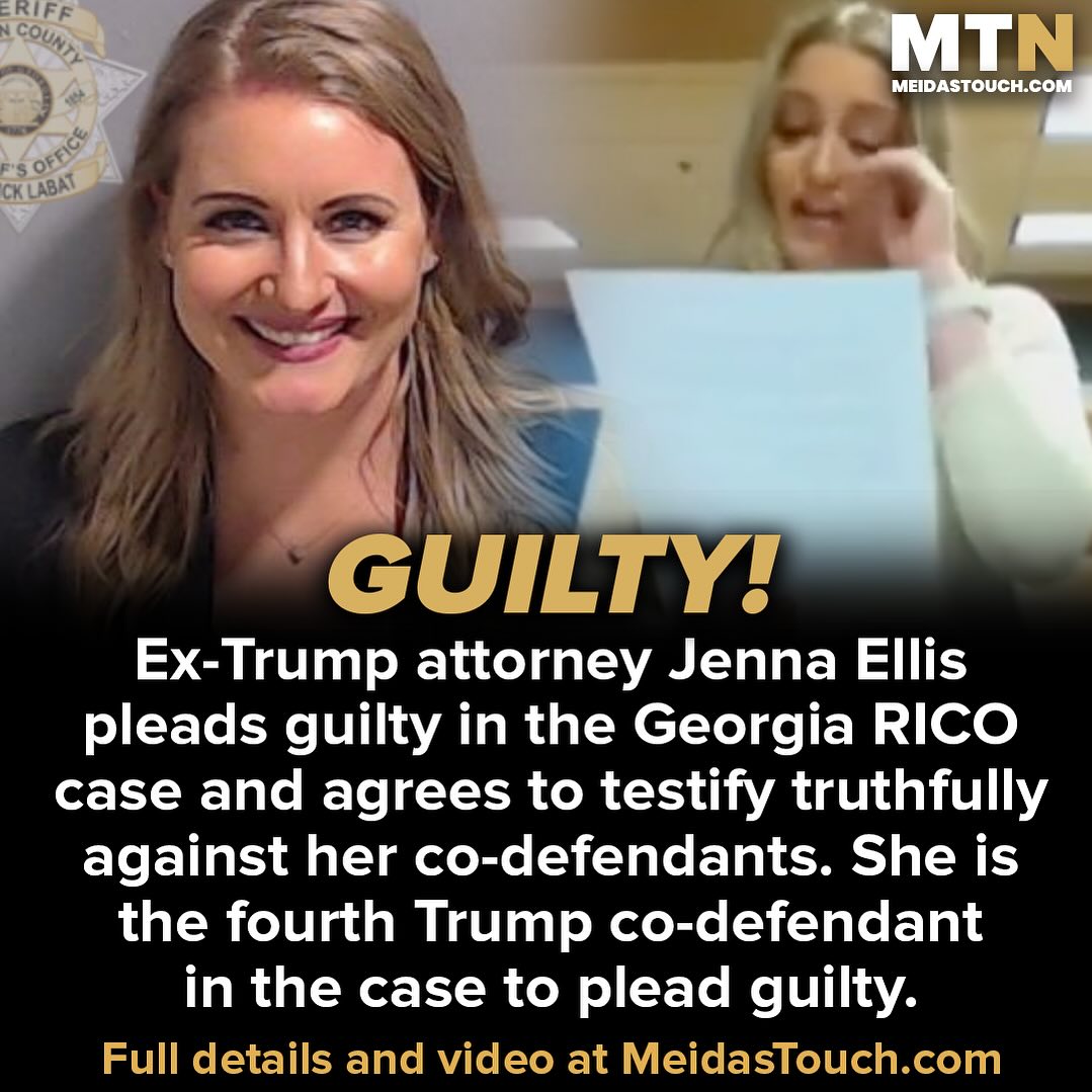 MeidasTouch - BREAKING: Jenna Ellis pleads GUILTY in the... | Facebook