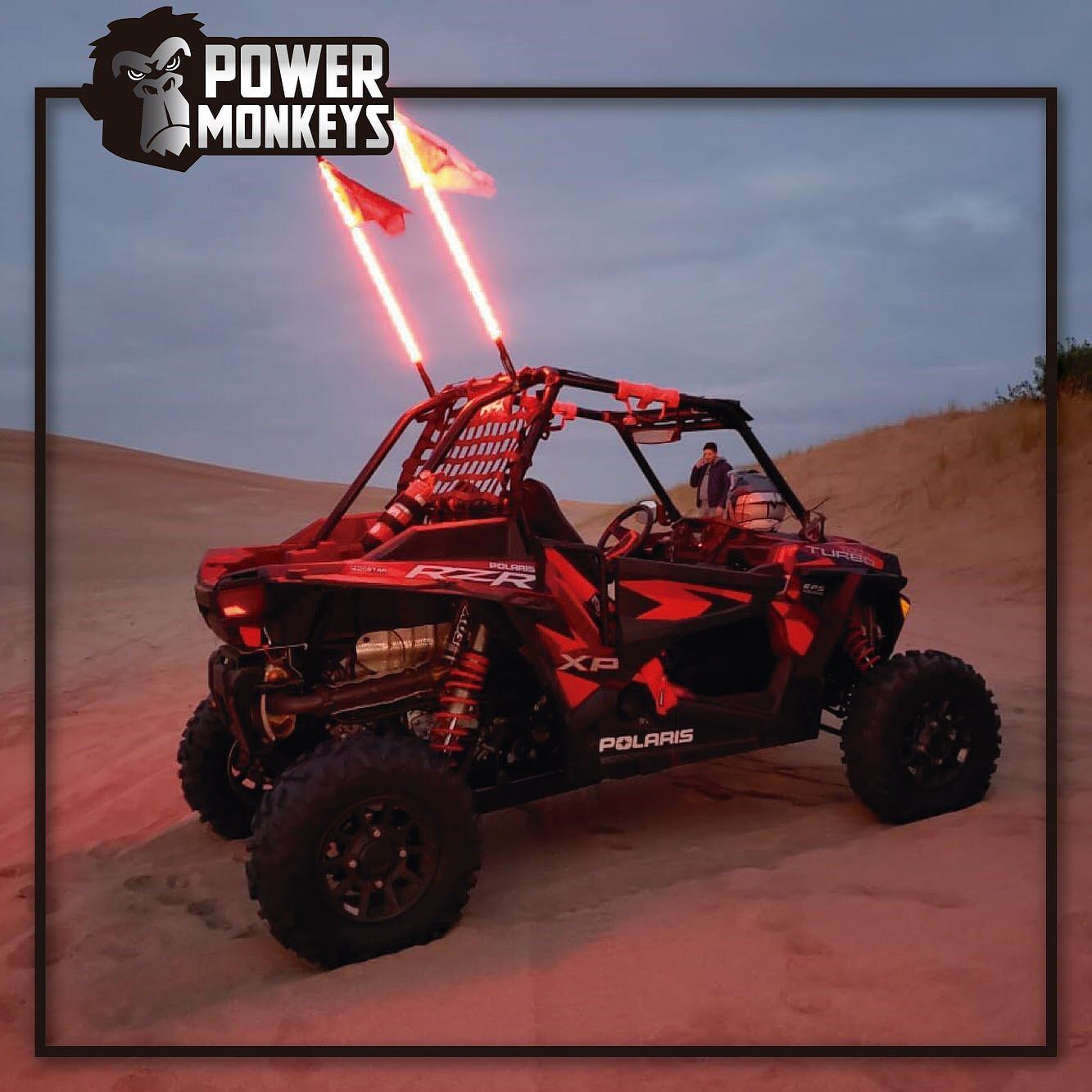 Power Monkeys - Tu UTV o Cuatri ya tiene Antena Led?...