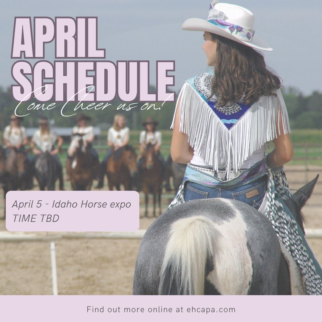 The EhCapa - April Schedule – Come Cheer Us On! Spring is here, and we ...