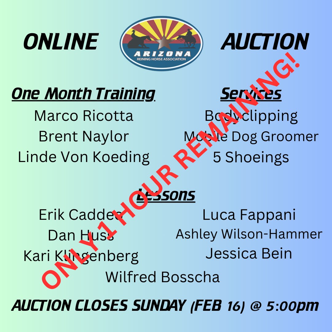 Arizona Reining Horse Association