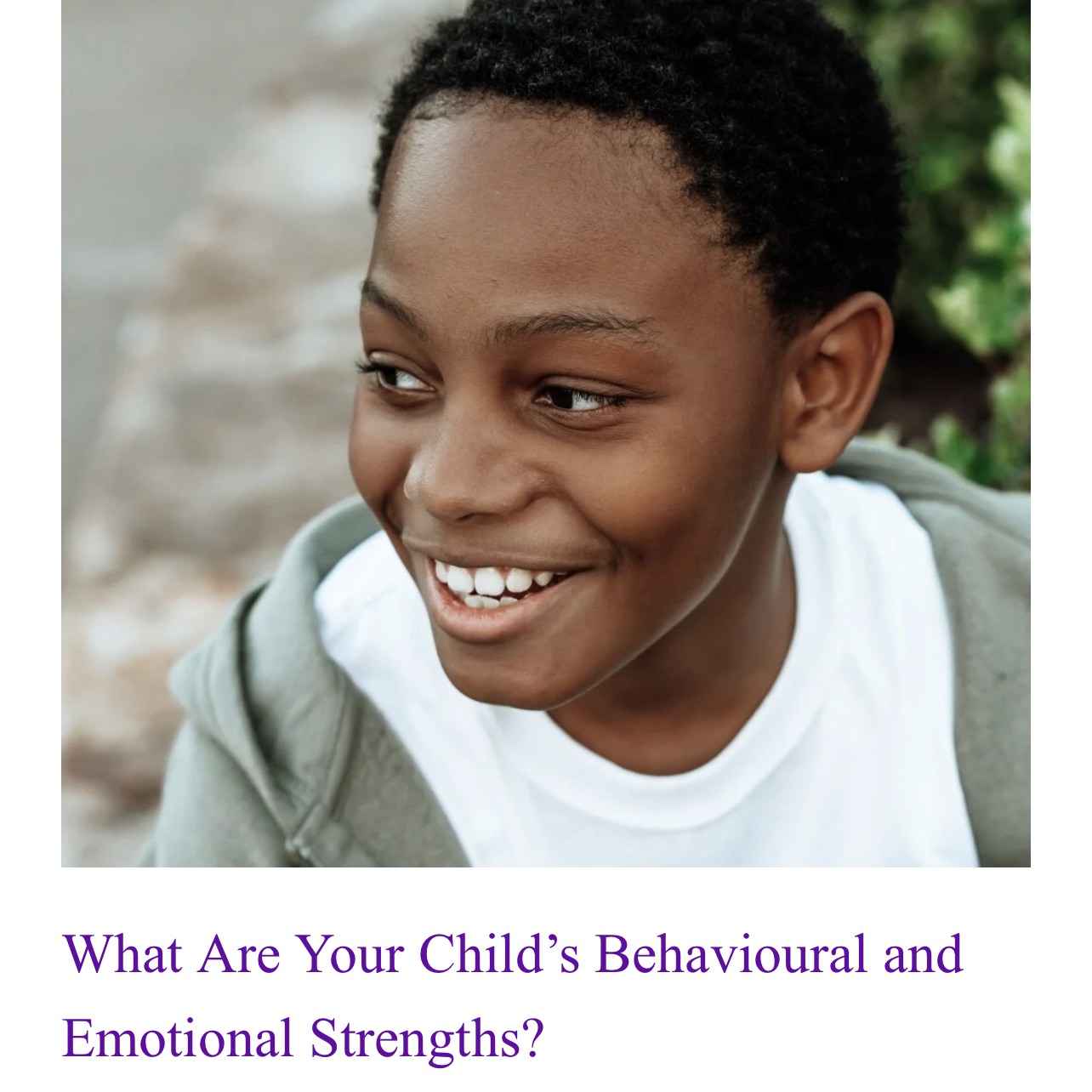 Everlief - What are your child's behavioural and emotional strengths ...