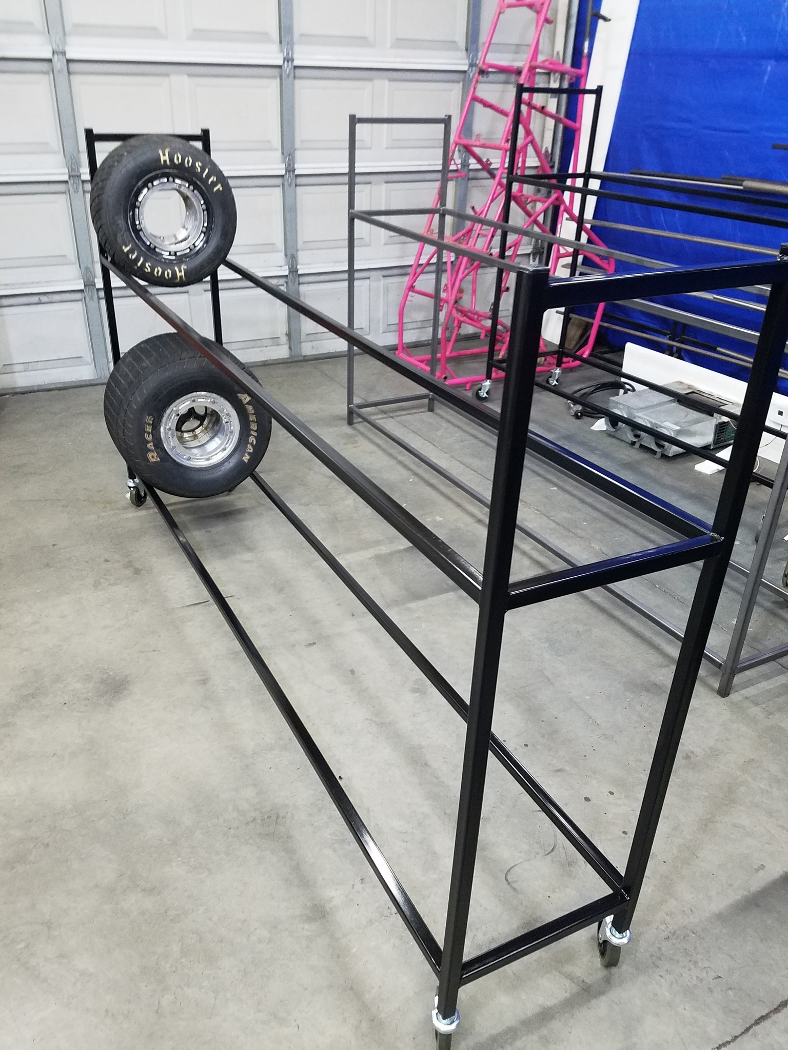 Micro sprint rolling shop tire rack 4'... - Jc's fabrication | Facebook