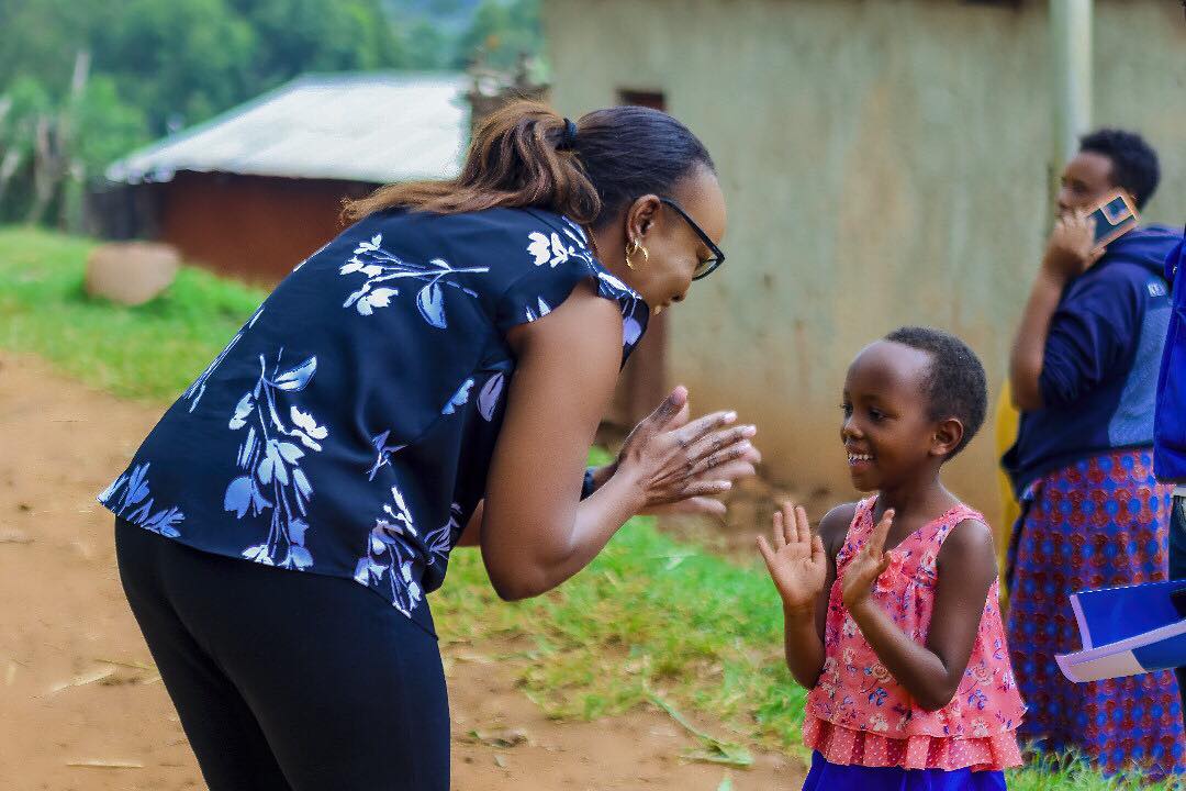 Alight Rwanda - During her visit to Nyabiheke Refugee Camp... | Facebook