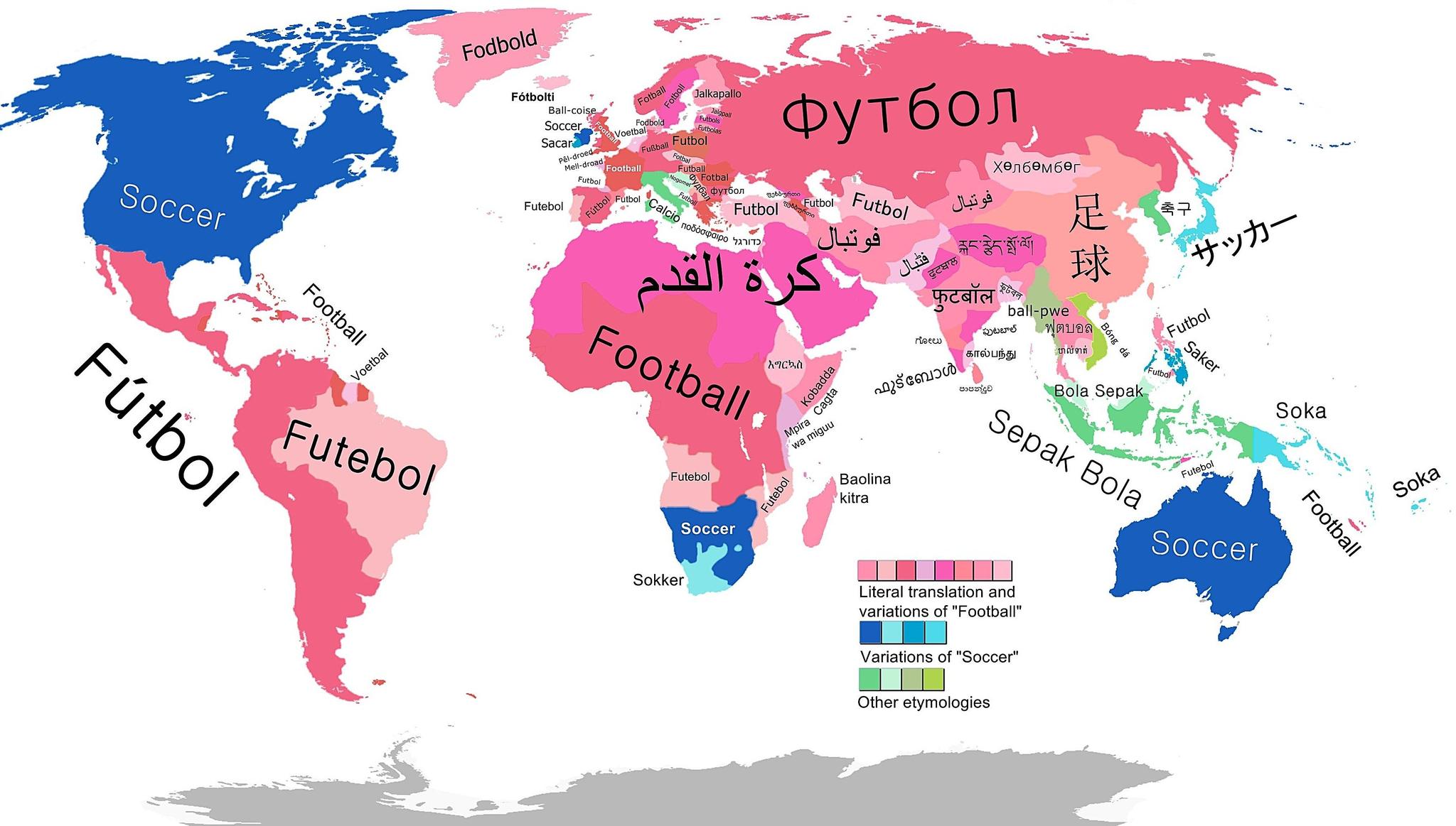 Terrible Maps - A map showing all the incorrect names for... | Facebook