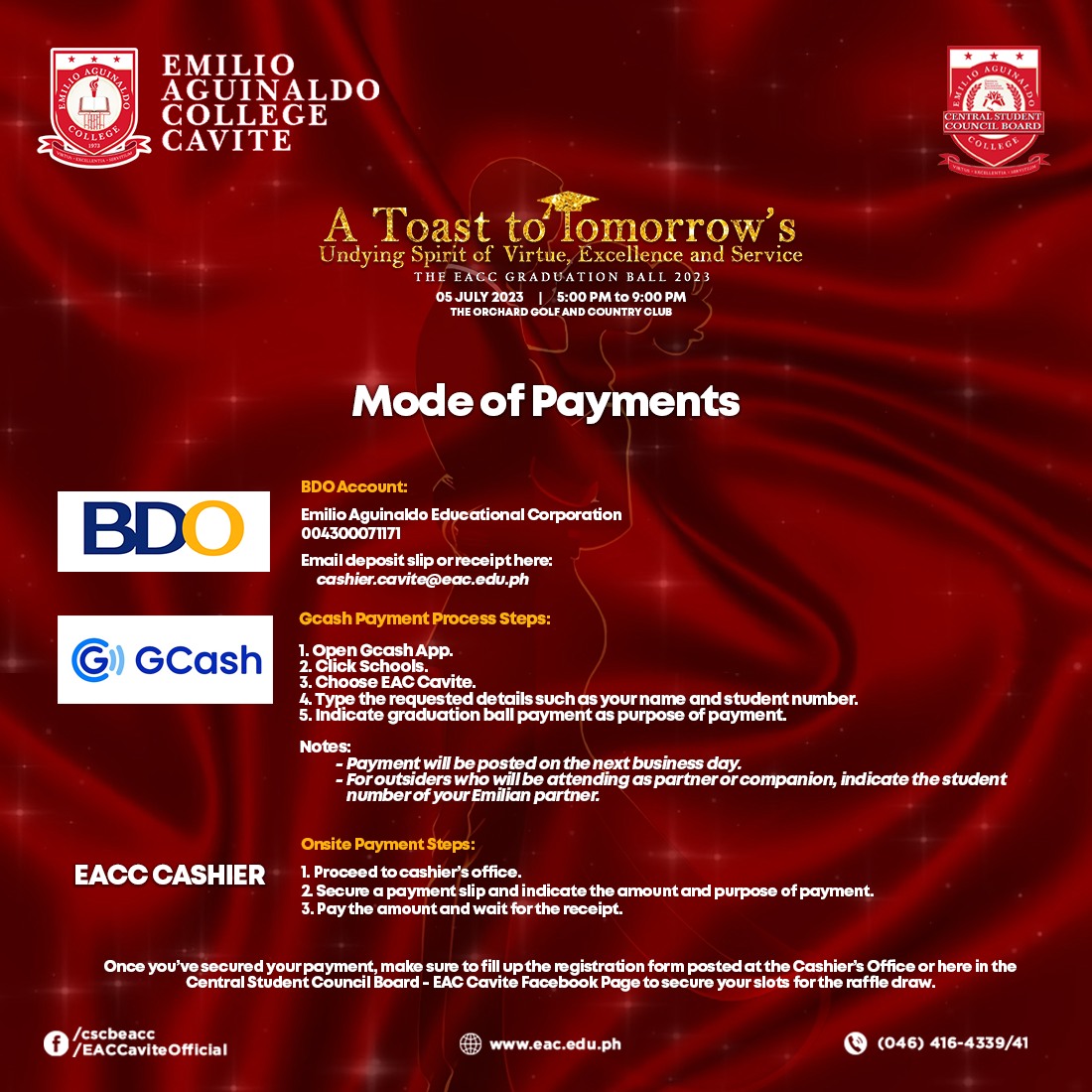 Good day, Graduating Emilians! To make the payment process for our very ...