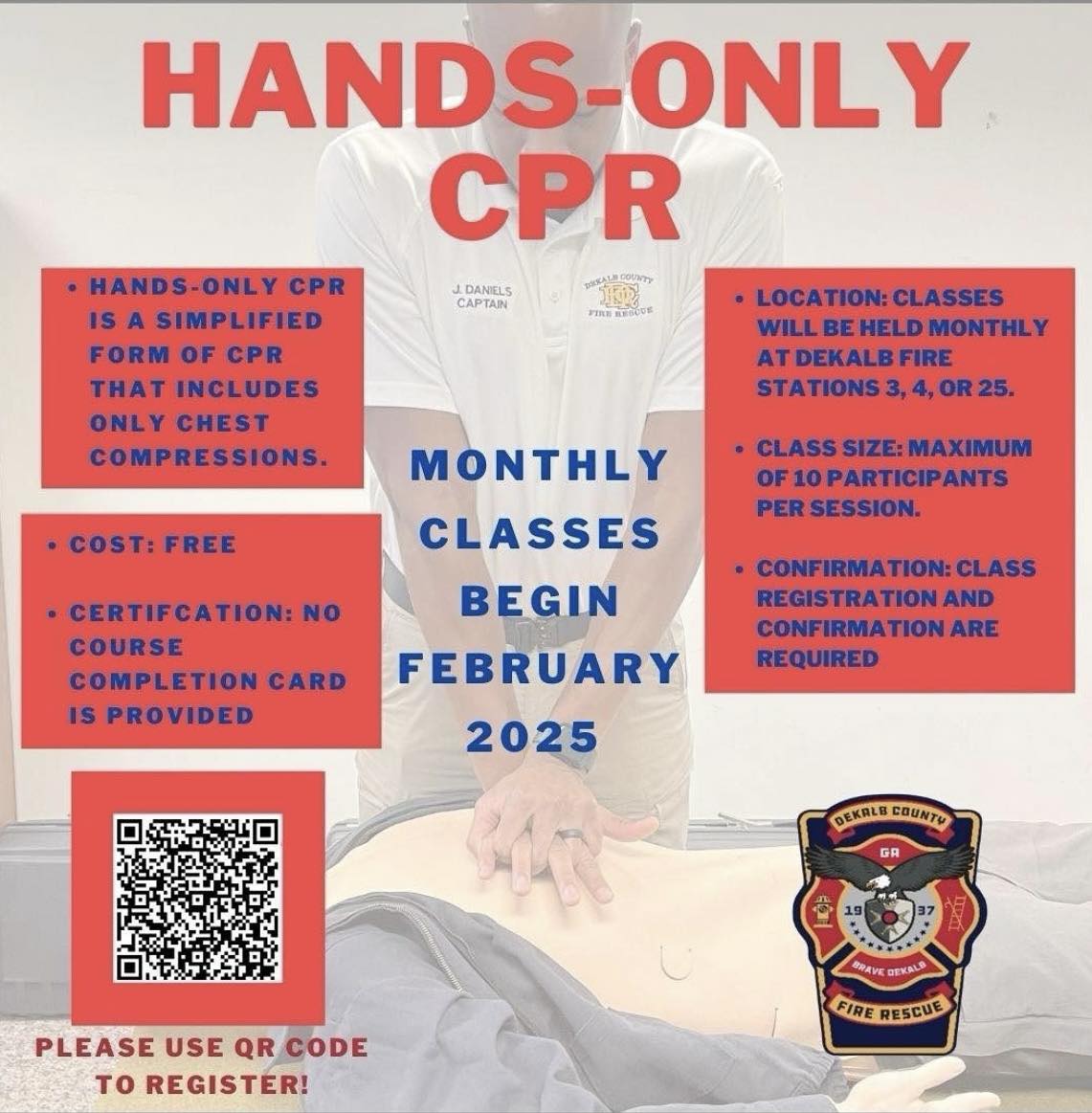 DeKalb - 💪🩺 “Be a lifesaver! Join our CPR training and learn the skills ...