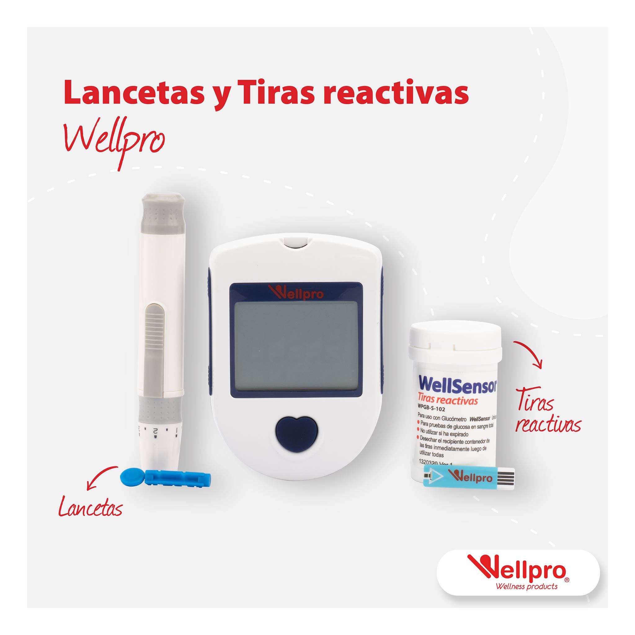 👆Tus lancetas y tiras... - Wellpro Wellness Products Oficial | Facebook