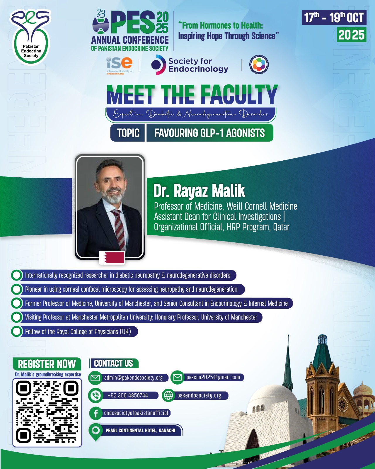 Pakistan - 🌟 Meet the Faculty – PES 2025 Annual Conference 🌟 We are ...