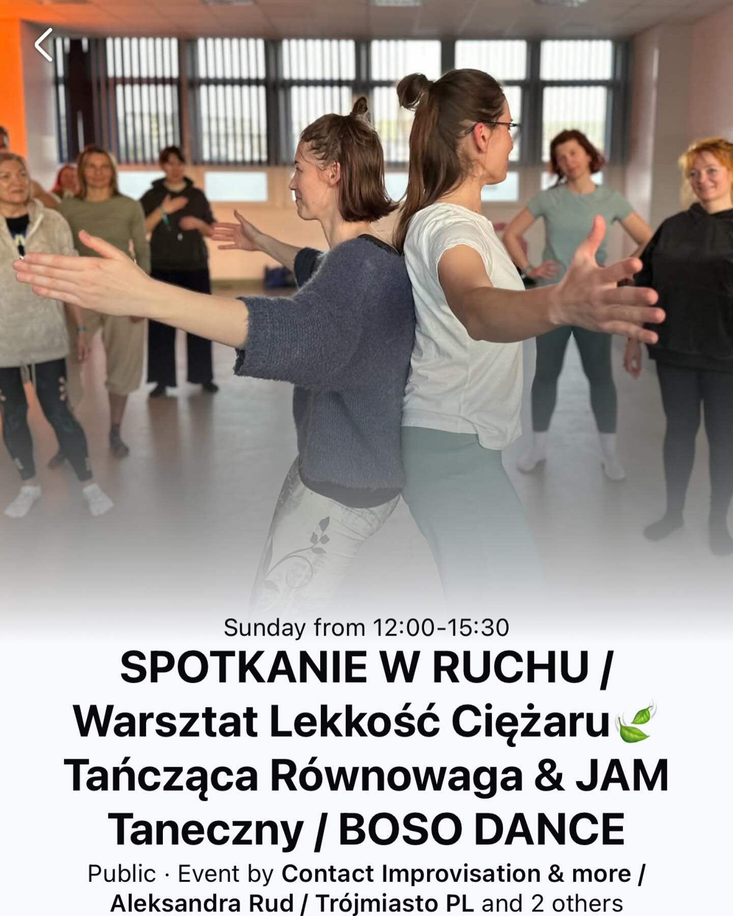 Contact Improvisation & more / Aleksandra Rud / Trójmiasto PL