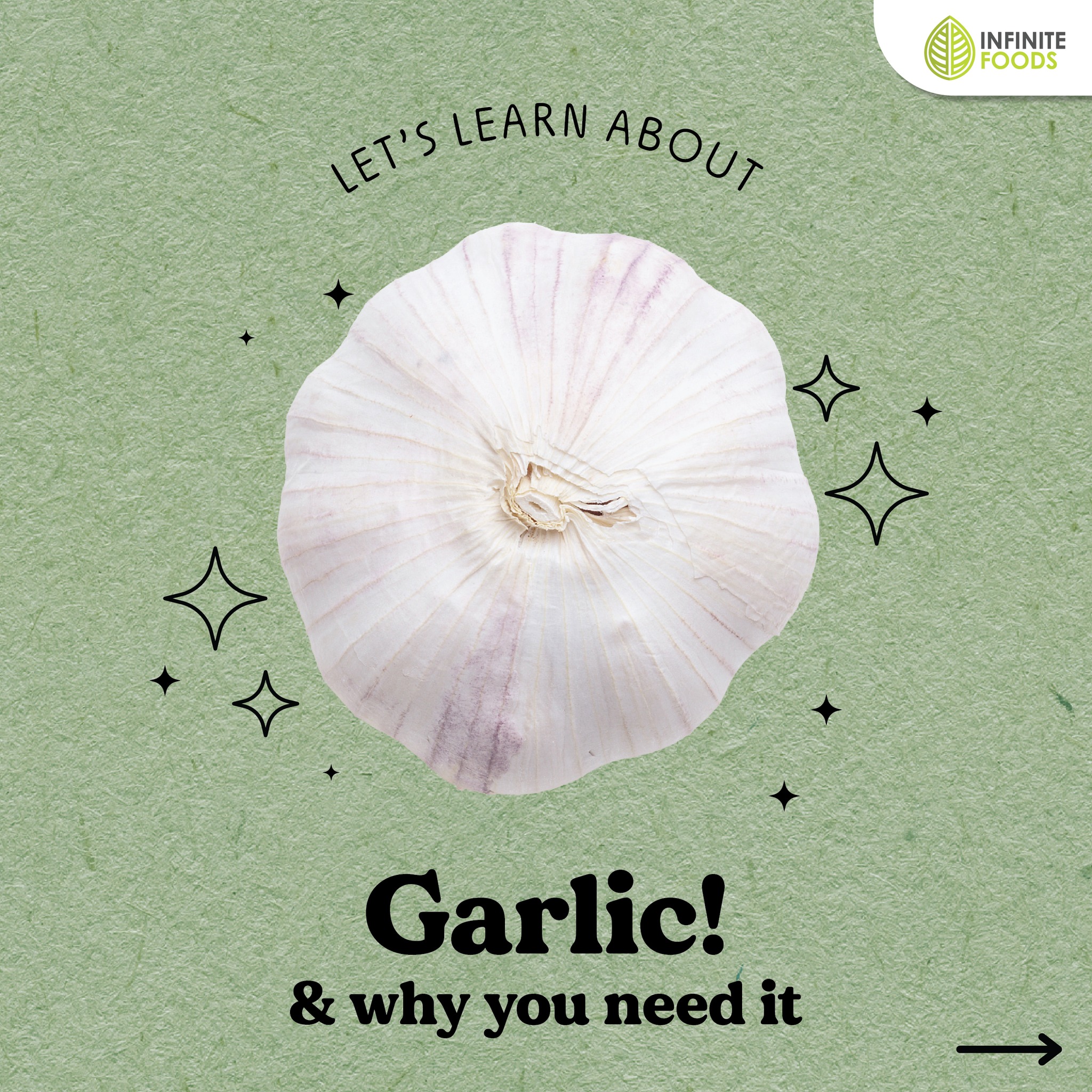 Infinite Foods - Garlic: Nature's Superfood! 🌱🧄 This...