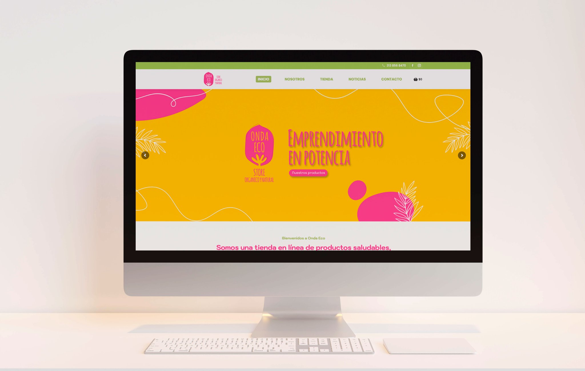 Pronto website - Home