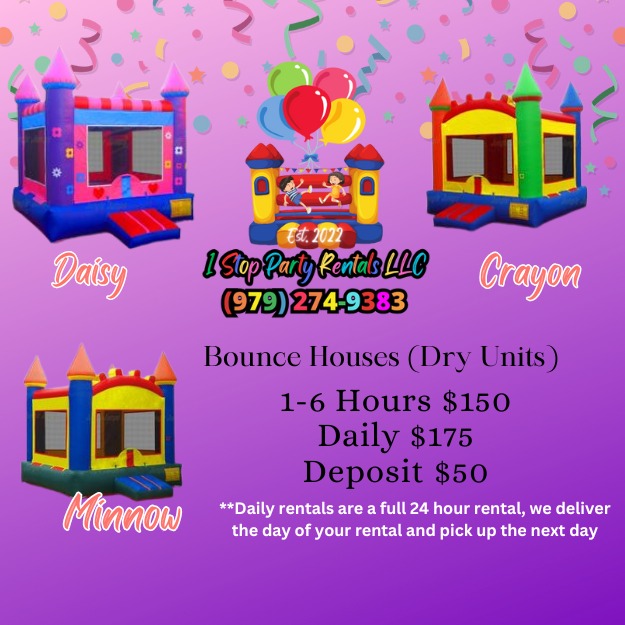 1 Stop Party Rentals LLC