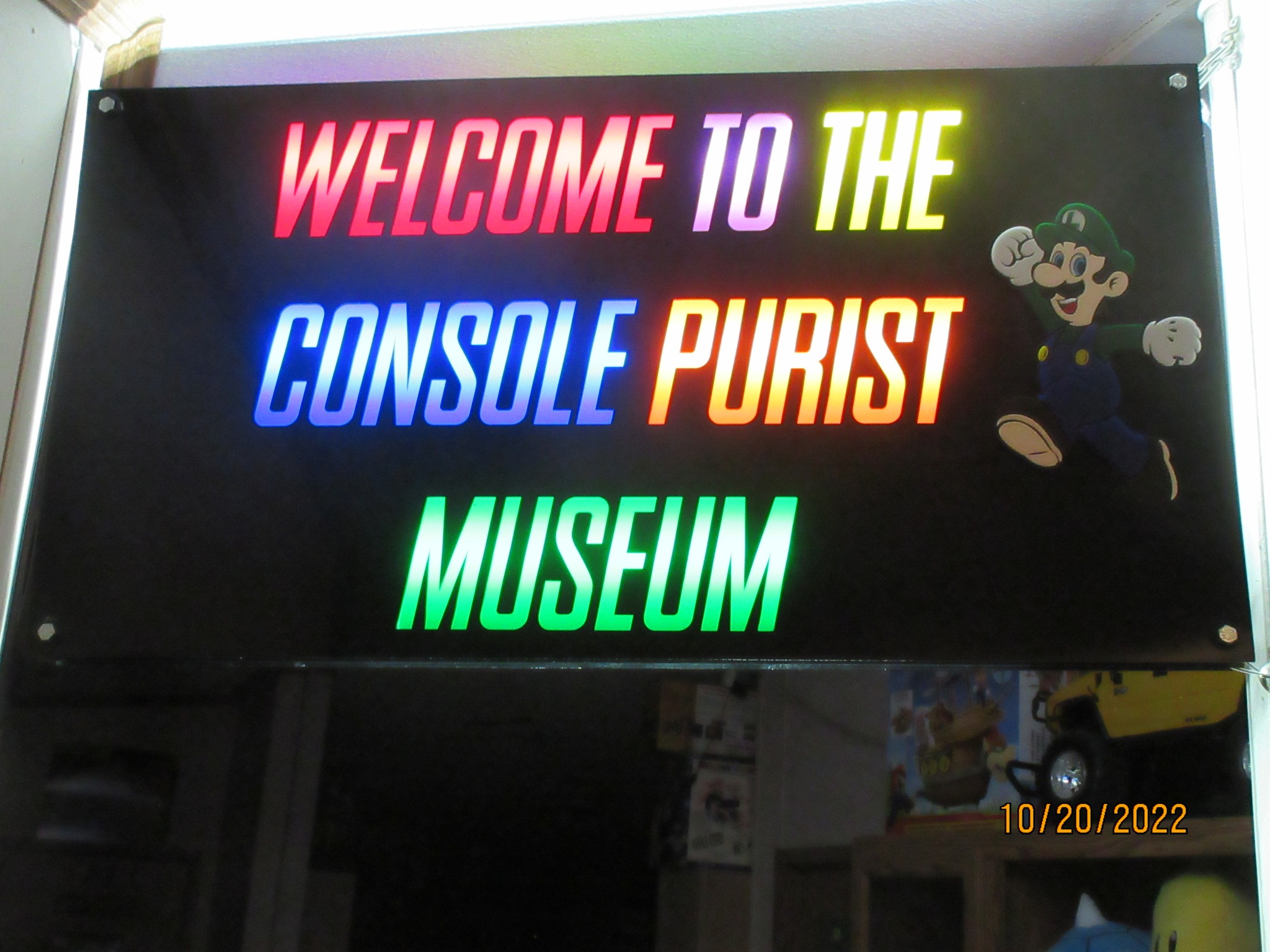 Atari room and hall at the Console Purist Museum