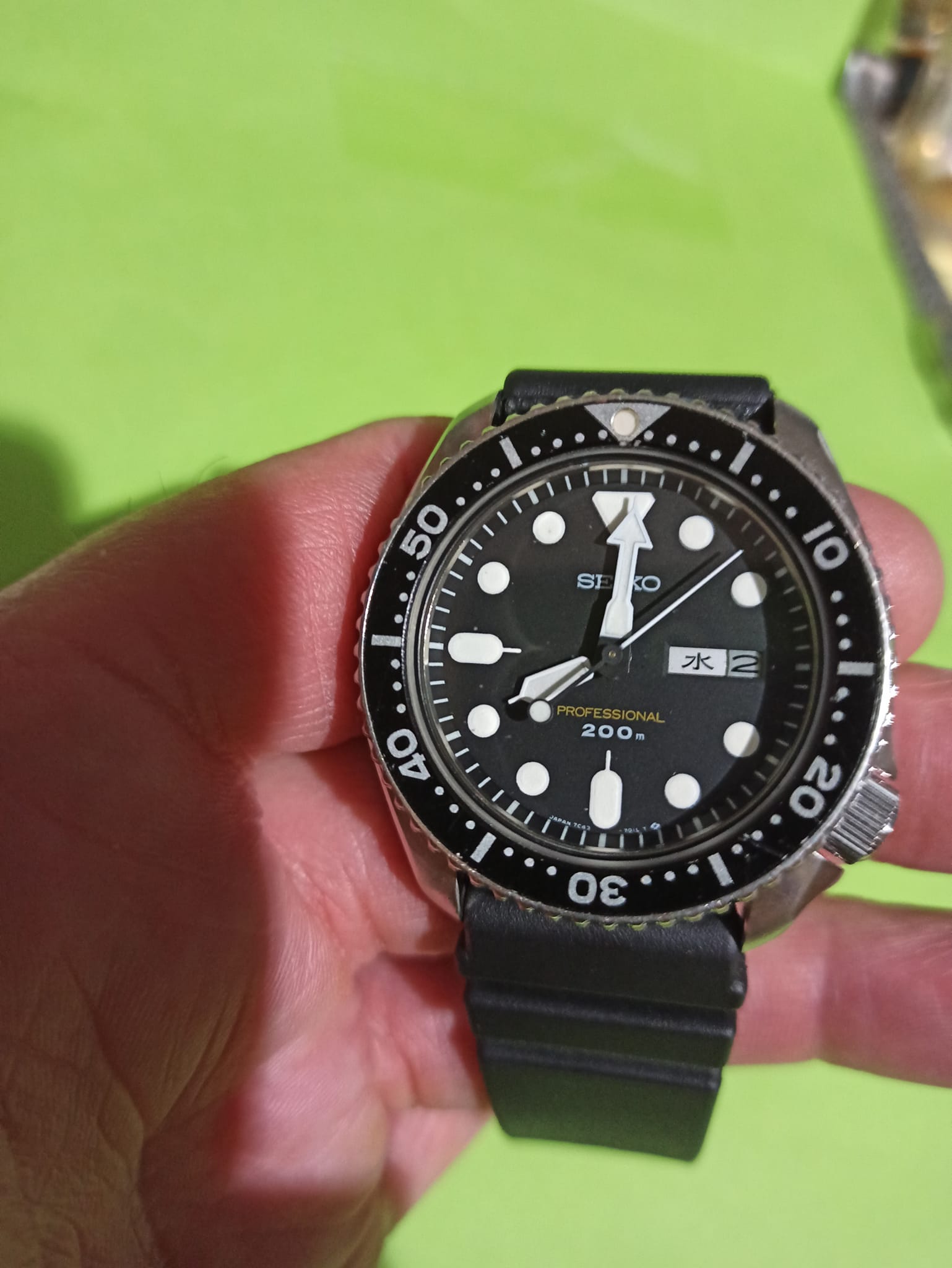 Vintage Seiko 7c43-7010 diver's watch