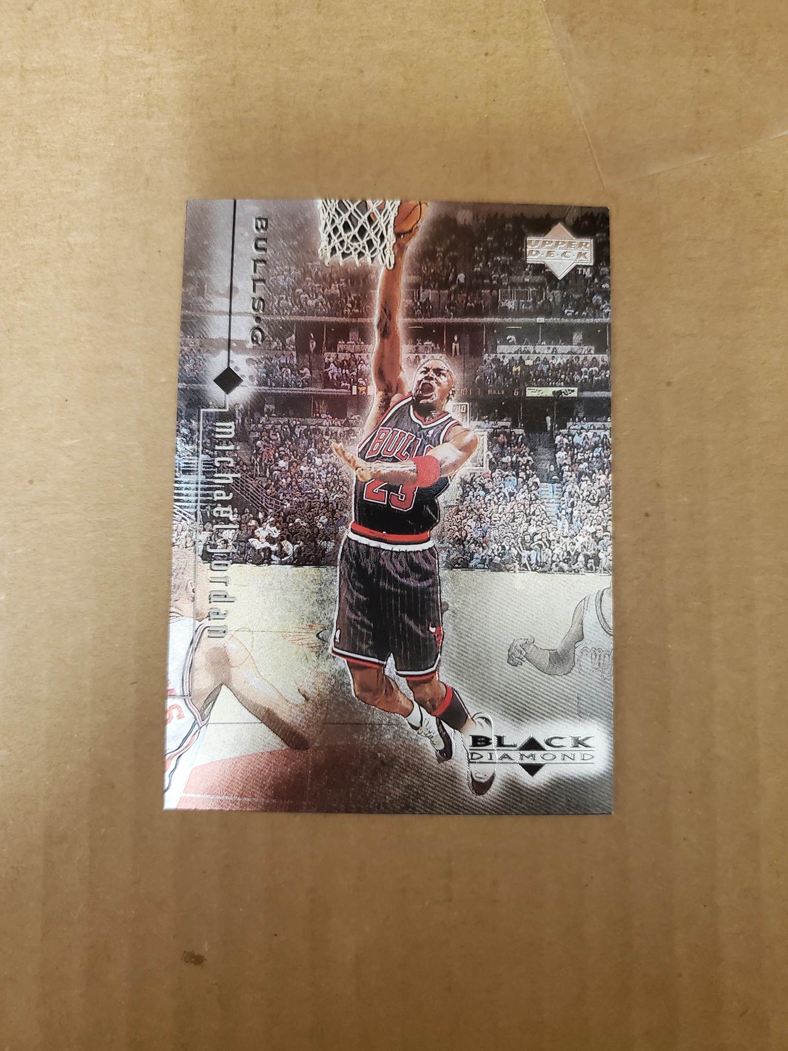 Hand numbered 1998-99 UD Black Diamond Double Diamond Michael Jordan