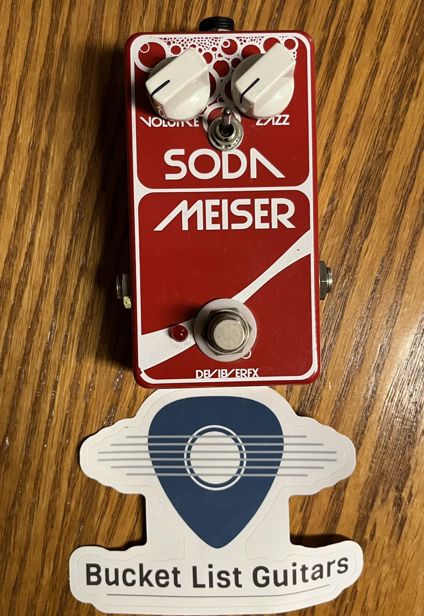 Devi Ever Truly Beautiful Disaster fuzz pedal with oscillating