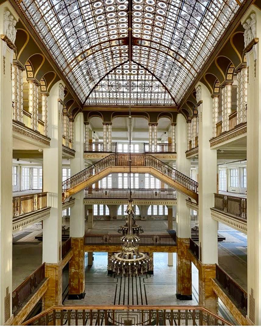 Görlitz department store interior in Germany