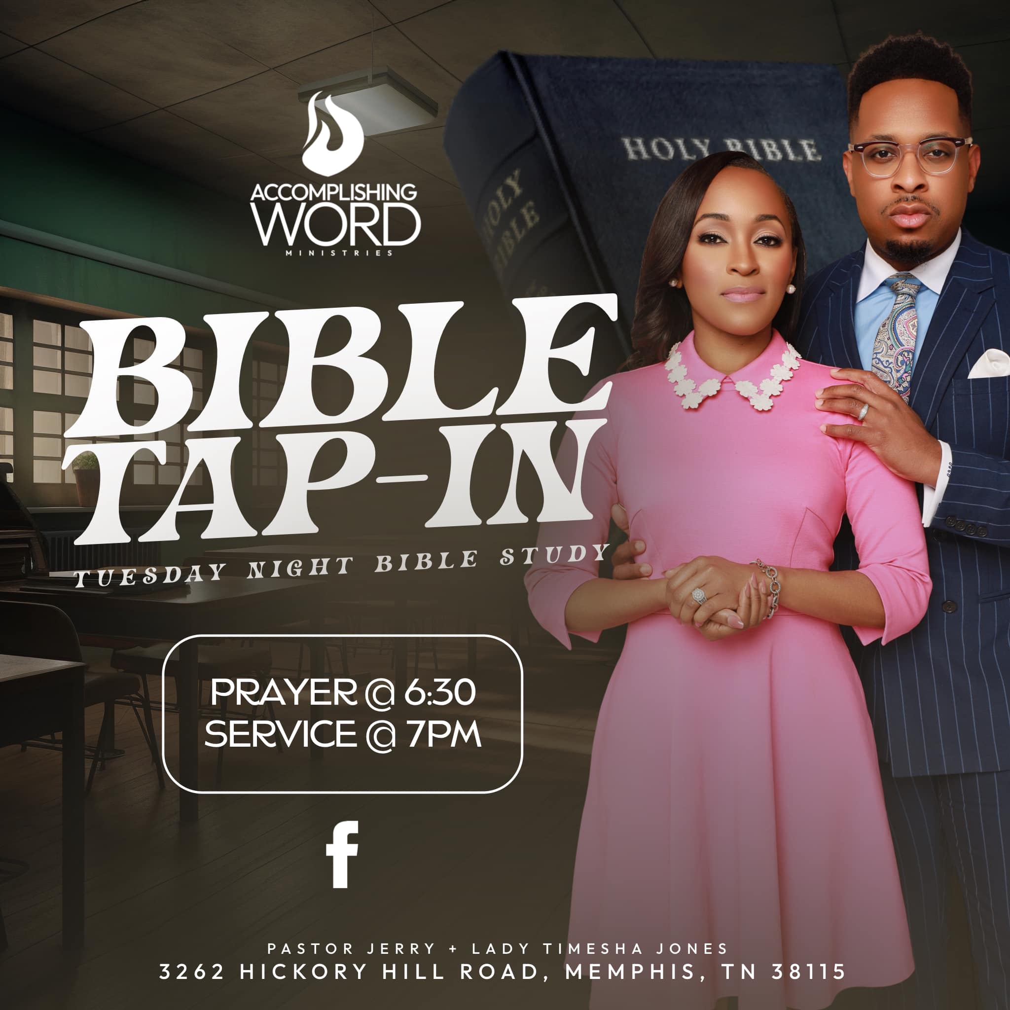 Meet us TONIGHT at... - Accomplishing Word Ministries | Facebook