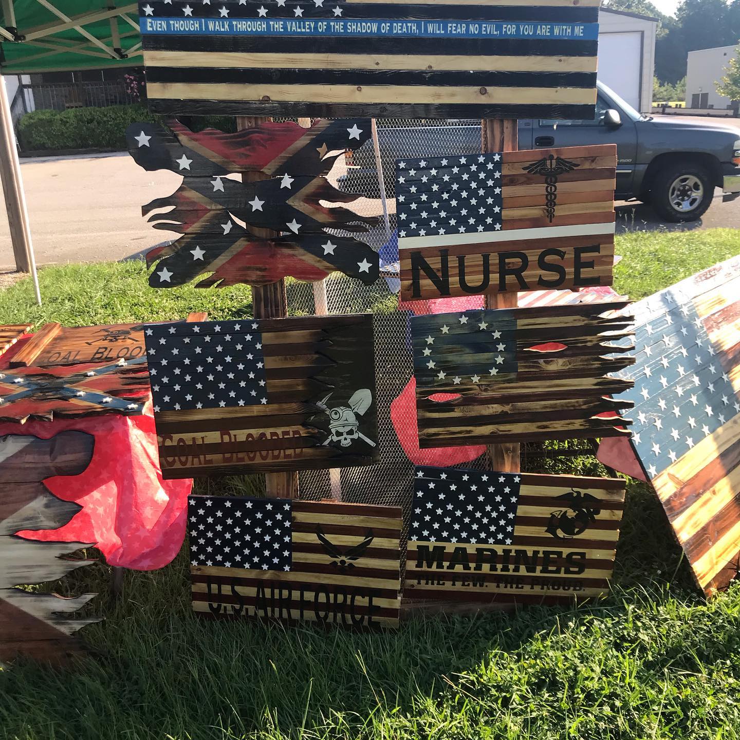 We are all set-up with Ronnie... - Rooster Ridge Rustic Flags | Facebook