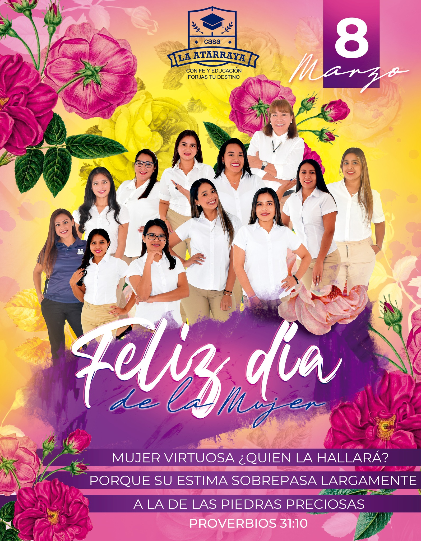 Feliz día, Mujer! Porque... - Liceo Evangelico La Atarraya