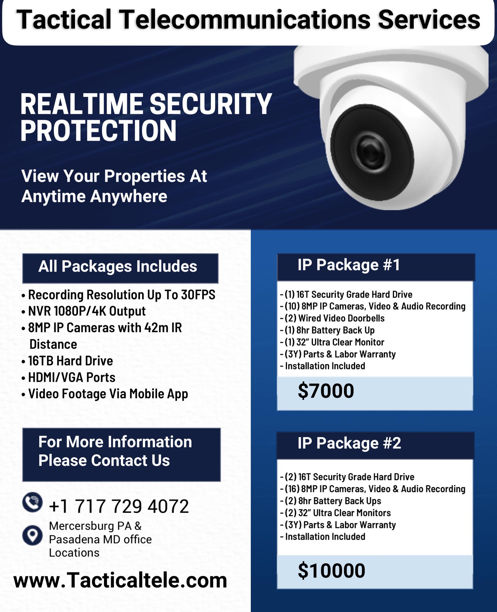 Tactical Telecommunications Services | Pasadena MD