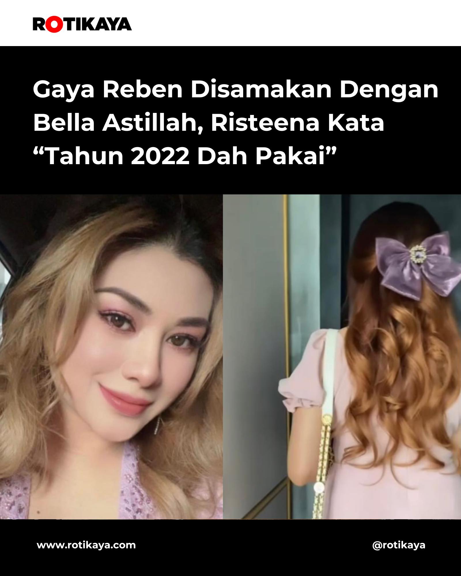 ROTIKAYA - “Tak ada istilah siapa tiru siapa okay” ☺️ | Facebook