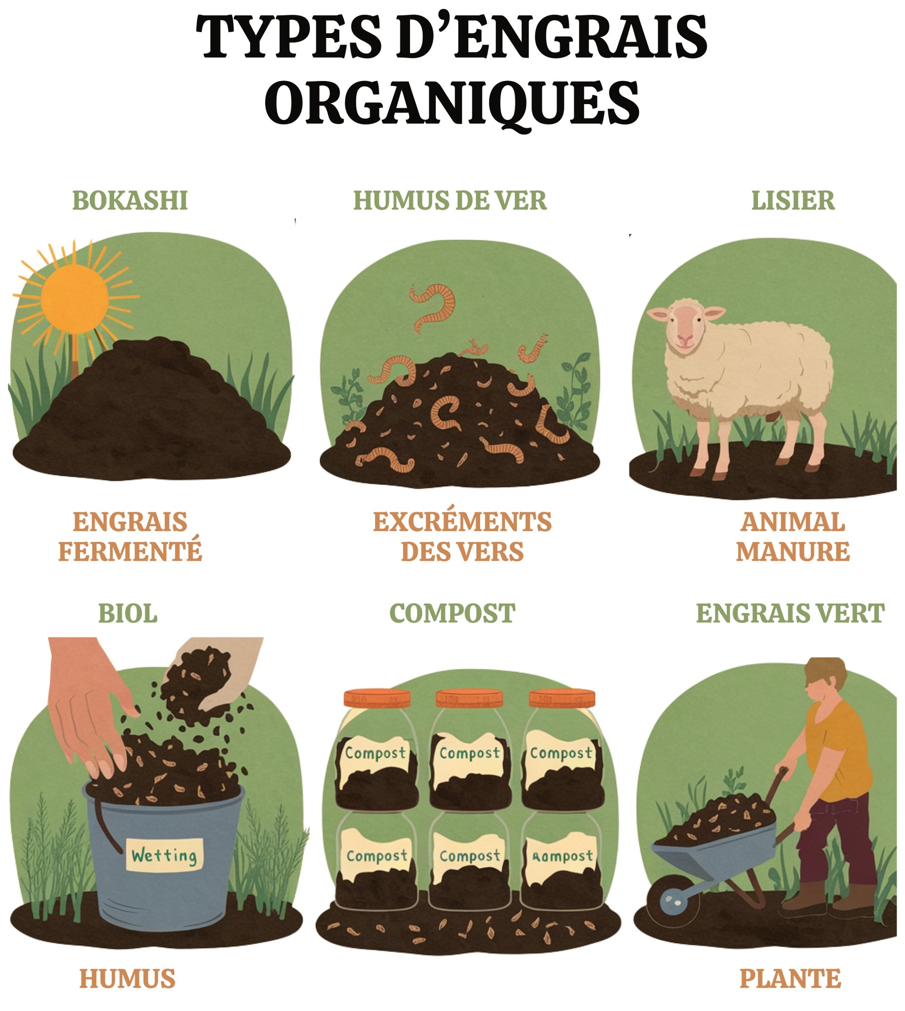 Mamie Vert Jardin - TYPES D'ENGRAIS BIO 🪴🌳☘ 🧑 🌾 Compost : Le compost ...