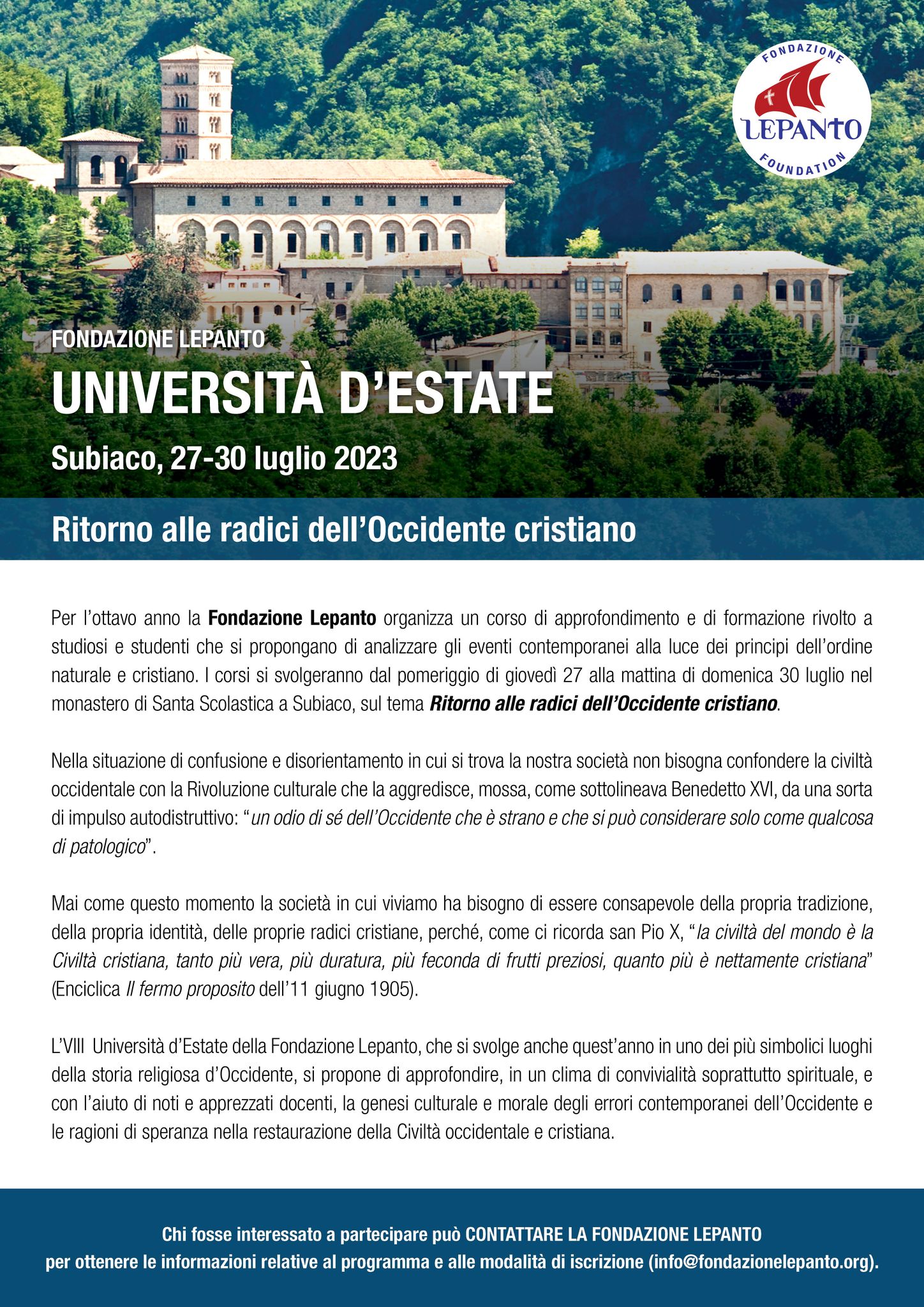 Fondazione Lepanto | Rome