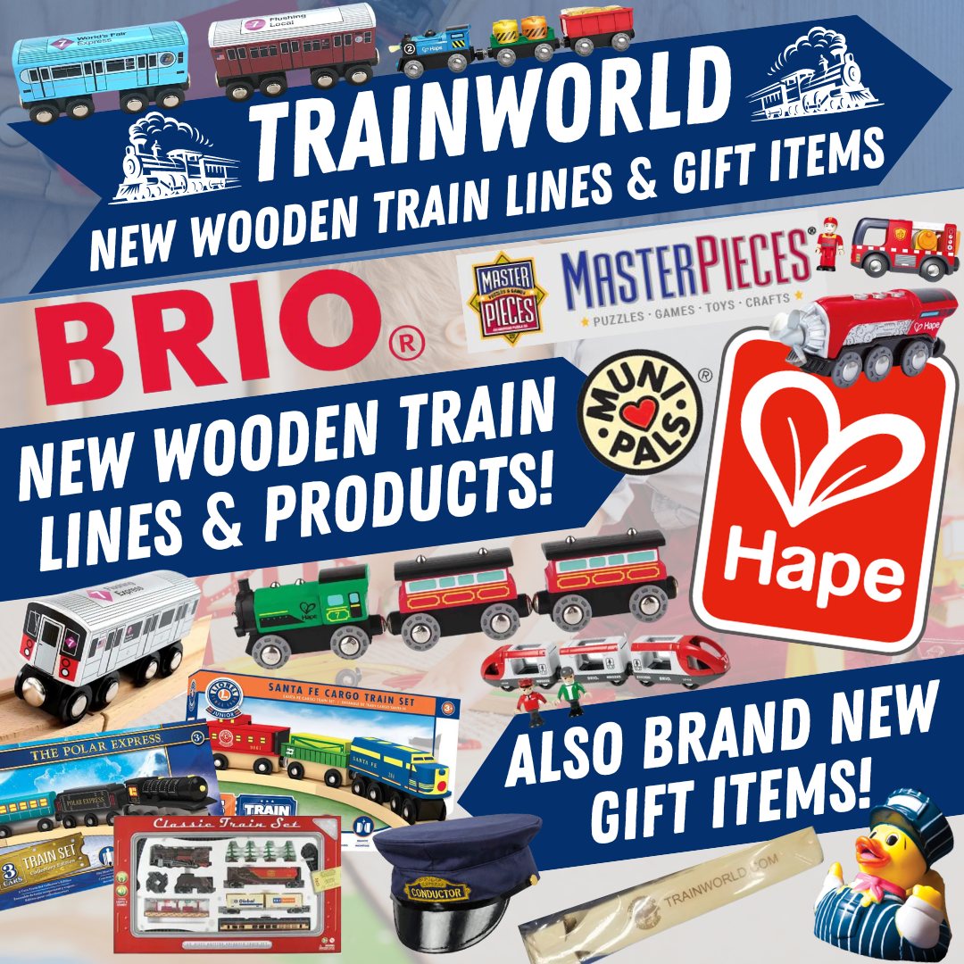 TrainWorld.com - Introducing our 🌟NEW 🌟Wooden Train Lines...