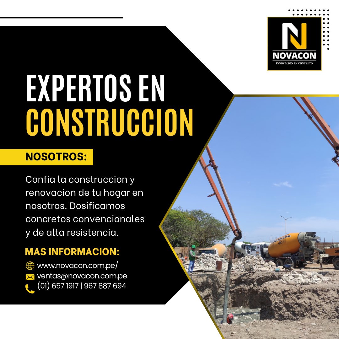 Novacon Sac - Asesoria y venta de Concreto Premezclado... | Facebook