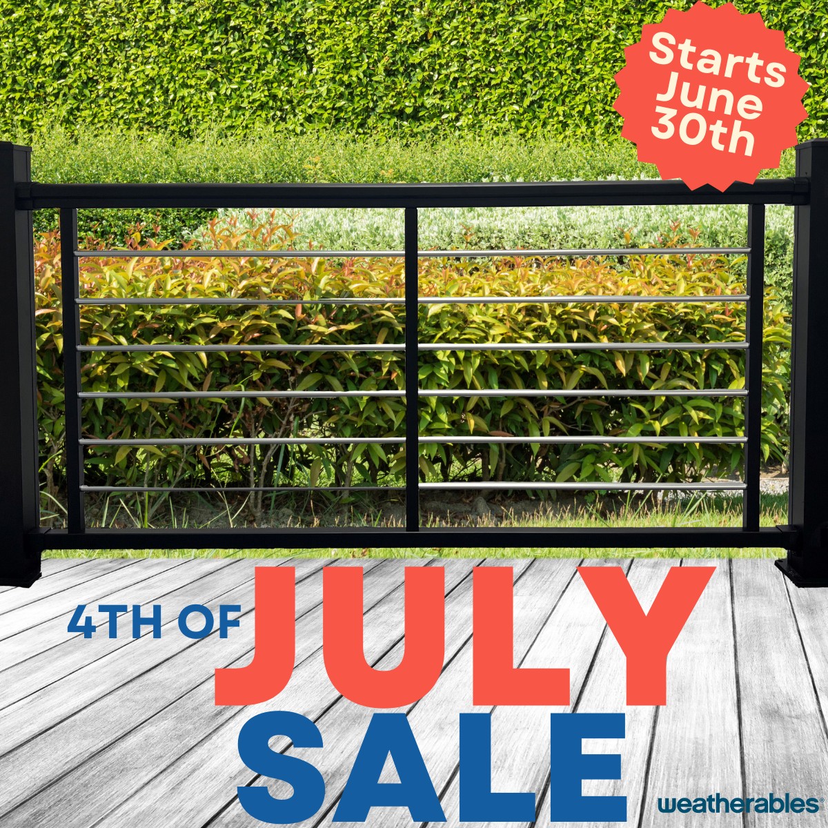 Weatherables - The new Cornell aluminum railing is here... | Facebook