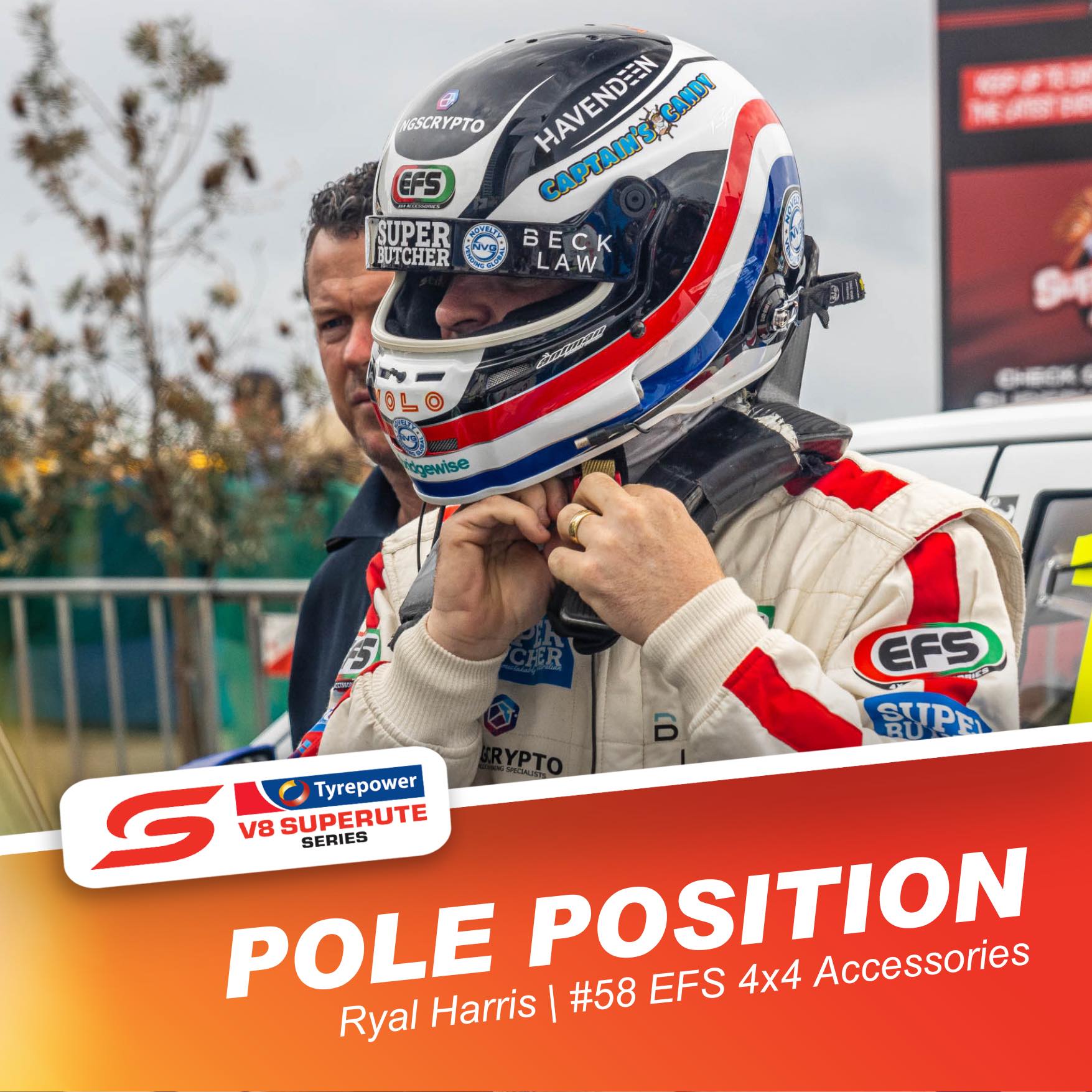 V8 - POLE POSITION - RYAL HARRIS This was important in Ryal Harris’s ...