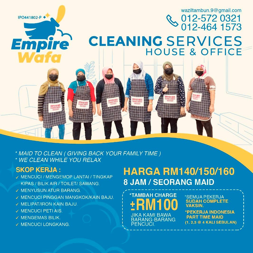IPOH Cleaning Services Home & Office By Empayar WaFa | Ipoh