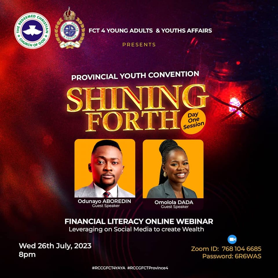 RCCG... - RCCG Region 10 Young Adults and Youth Affairs