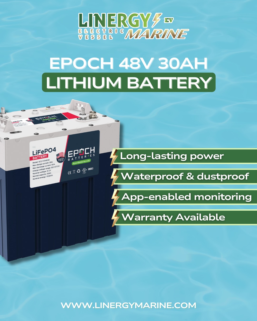 Linergy Marine Electric Outboard Engines