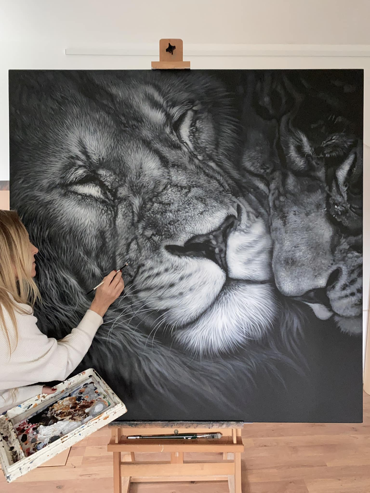 NEW black and... - Julie Rhodes - wildlife pencil drawings | Facebook