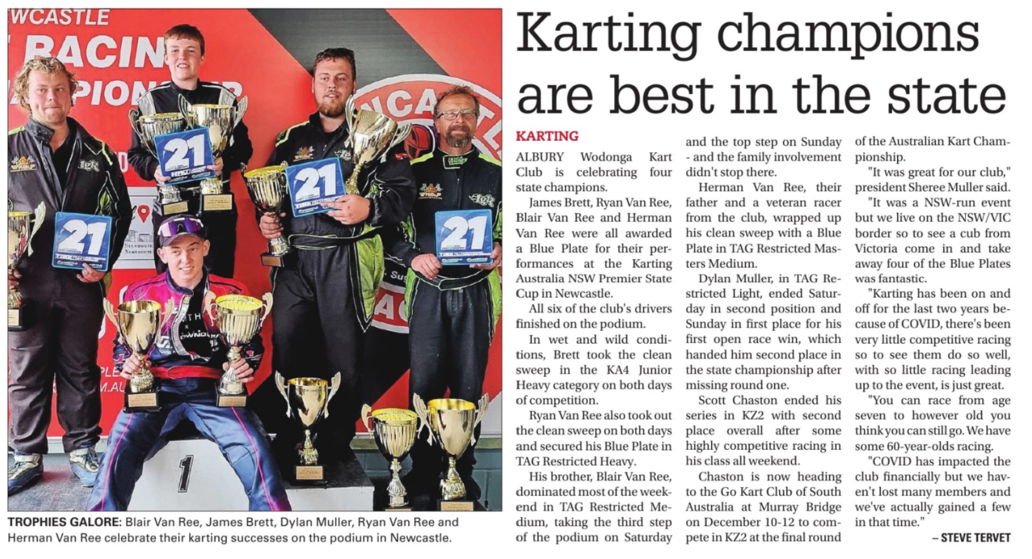 Karting success at AWKC... - Albury Wodonga Kart Club