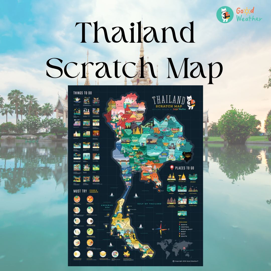🥳🥳【🇹🇭】☀️Thailand Scratch Map ☀️... - GoodWeather Scratch Map | Facebook