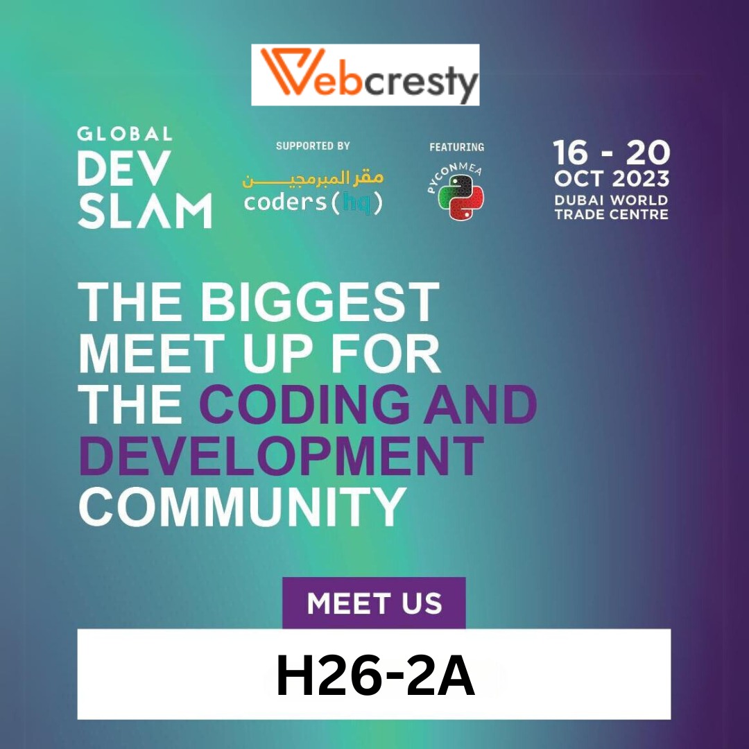 Webcresty - Webcresty will be at the GITEX Global Dev Slam, happening ...