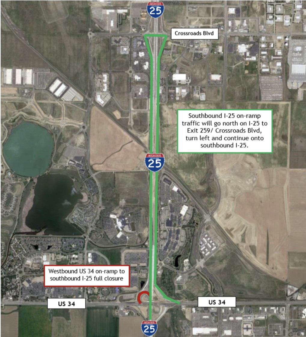 Colorado - ⚠️TRAVEL ALERT⚠️ | US 34 to and from I-25 in Loveland ...