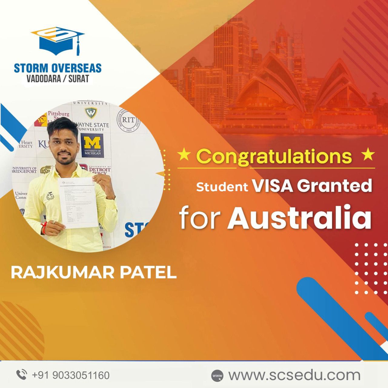 Storm Overseas - Congratulations Rajkumar Patel 🎉🎉🥳🥳 on...
