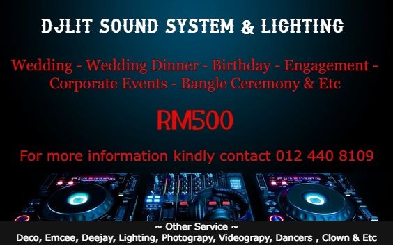 Malaysian Ecommerce Portal | DJ LIT Sound System | Facebook